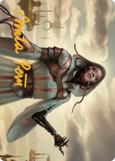 Phyrexian Missionary Art Card Gold Stamped Signature Art Series: Dominaria United Magic card