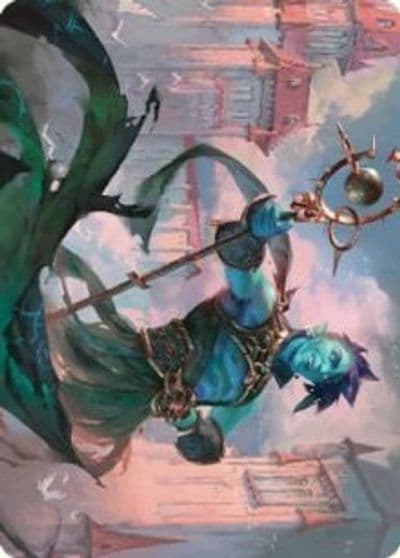 Haughty Djinn Art Card Art Series: Dominaria United Magic card