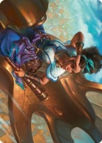 Talas Lookout Art Card Art Series: Dominaria United Magic card