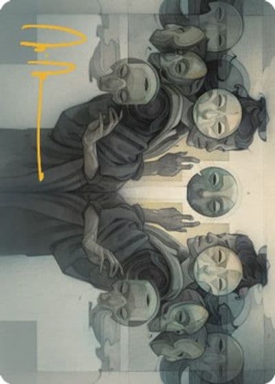 Vesuvan Duplimancy Art Card Gold Stamped Signature Art Series: Dominaria United Magic card