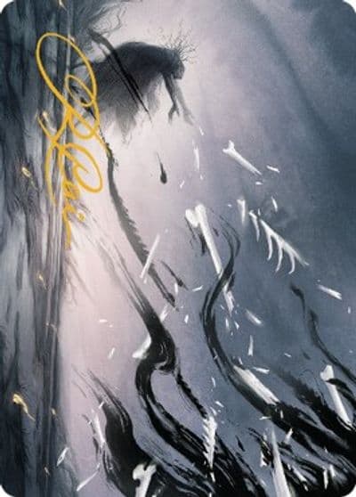 Shadow Prophecy Art Card Gold Stamped Signature Art Series: Dominaria United Magic card