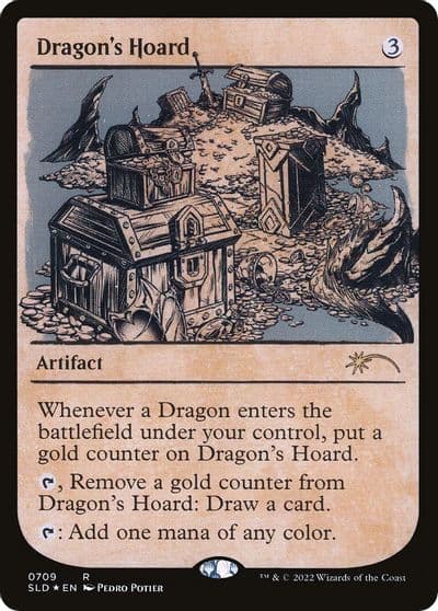 Dragons Hoard Showcase Secret Lair Drop Series Magic card