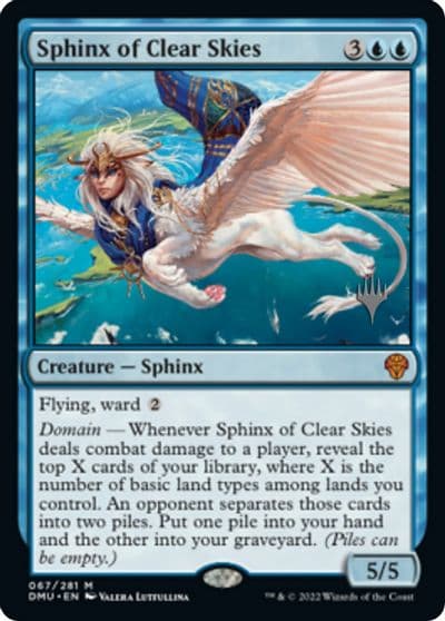 Sphinx of Clear Skies Promo Pack: Dominaria United Magic card