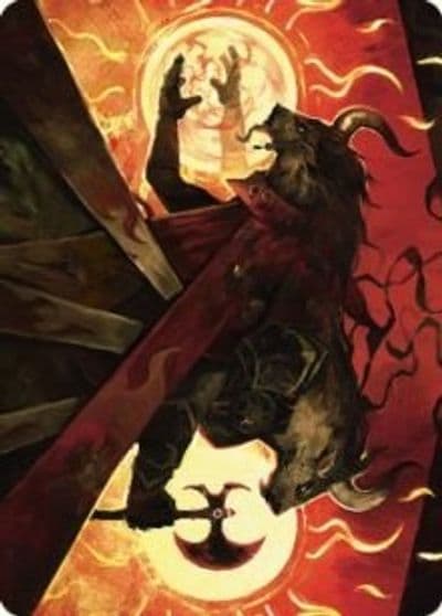Hurloon Battle Hymn Art Card Art Series: Dominaria United Magic card