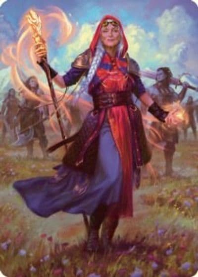 Jaya Fiery Negotiator Art Card 34 81 Art Series: Dominaria United Magic card