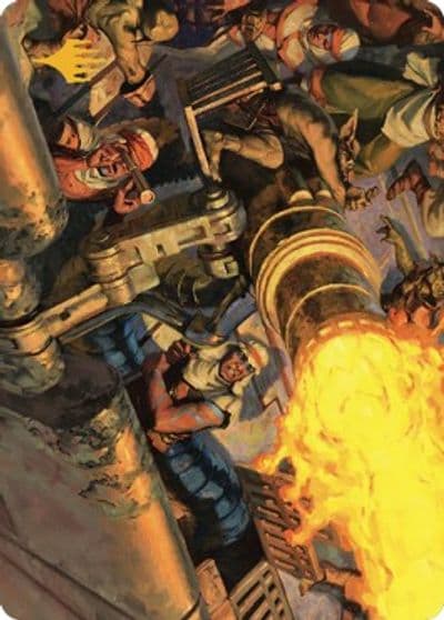 Mana Cannons Art Card Gold Stamped Signature Art Series: Dominaria United Magic card