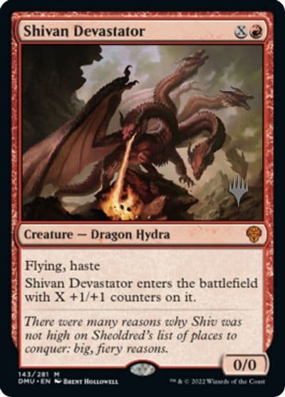 Shivan Devastator Promo Pack: Dominaria United Magic card
