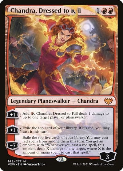 Chandra Dressed to Kill Promo Pack: Dominaria United Magic card