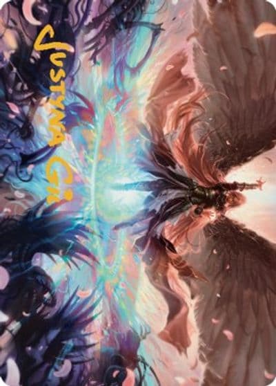 Iridian Maelstrom Art Card Gold Stamped Signature Art Series: Dominaria United Magic card