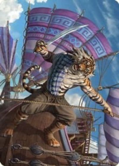 Jedit Ojanen Mercenary Art Card Art Series: Dominaria United Magic card