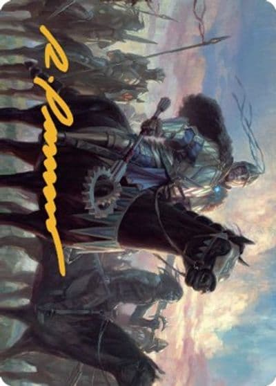 Shanid Sleepers Scourge Art Card Gold Stamped Signature Art Series: Dominaria United Magic card