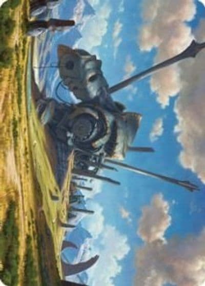 Plains Art Card 62 81 Art Series: Dominaria United Magic card