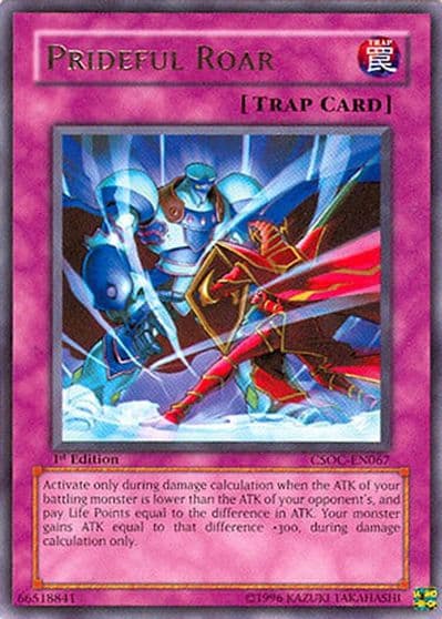 Prideful Roar Crossroads of Chaos Yu-Gi-Oh! card