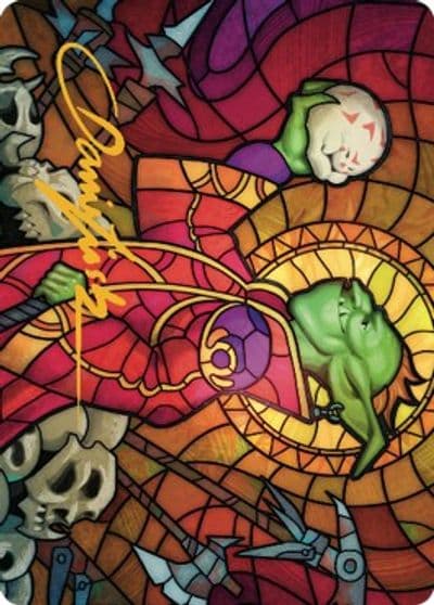 Squee Dubious Monarch Art Card Gold Stamped Signature Art Series: Dominaria United Magic card