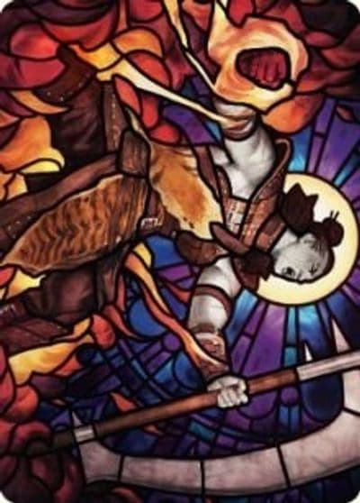 Garna Bloodfist of Keld Art Card Art Series: Dominaria United Magic card