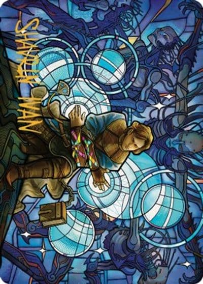 Raff Weatherlight Stalwart Art Card Gold Stamped Signature Art Series: Dominaria United Magic card