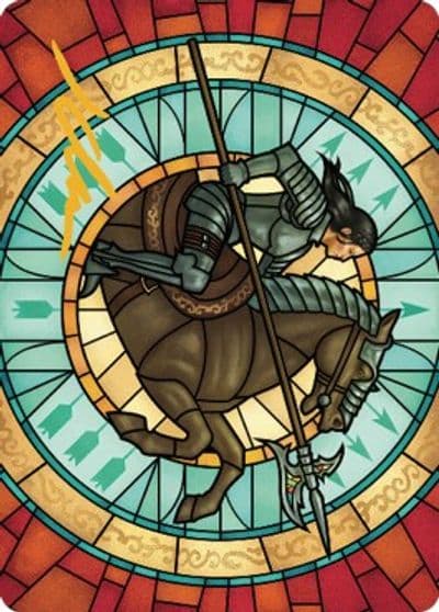 Tori DAvenant Fury Rider Art Card Gold Stamped Signature Art Series: Dominaria United Magic card