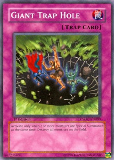Giant Trap Hole Crossroads of Chaos Yu-Gi-Oh! card