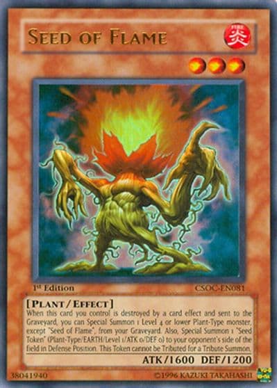 Seed of Flame Crossroads of Chaos Yu-Gi-Oh! card
