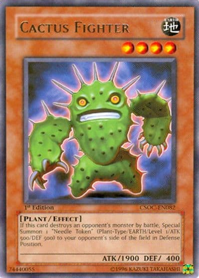 Cactus Fighter Crossroads of Chaos Yu-Gi-Oh! card
