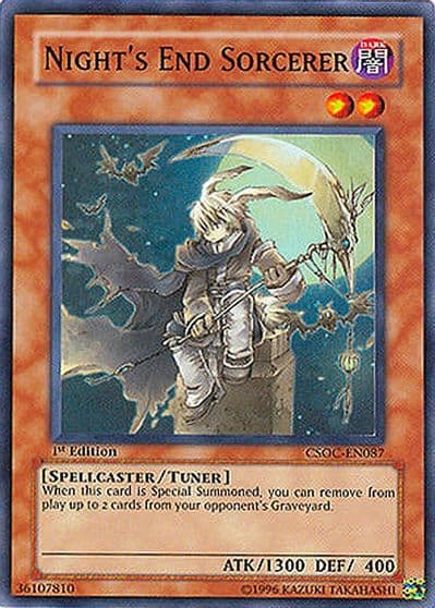 Nights End Sorcerer Crossroads of Chaos Yu-Gi-Oh! card