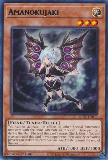 Amanokujaki 2022 Tin of the Pharaoh's Gods Yu-Gi-Oh! card
