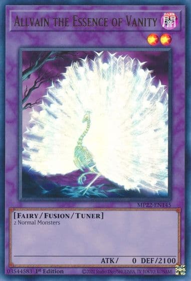 Allvain the Essence of Vanity 2022 Tin of the Pharaoh's Gods Yu-Gi-Oh! card