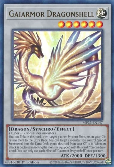 Gaiarmor Dragonshell 2022 Tin of the Pharaoh's Gods Yu-Gi-Oh! card