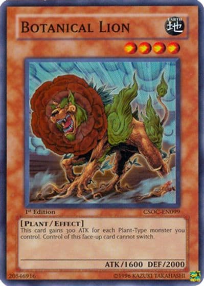 Botanical Lion Crossroads of Chaos Yu-Gi-Oh! card