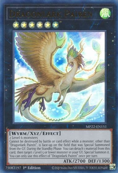 Dragonlark Pairen 2022 Tin of the Pharaoh's Gods Yu-Gi-Oh! card