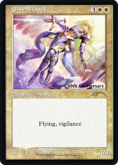 Serra Angel Retro Frame 30th Anniversary Promos Magic card