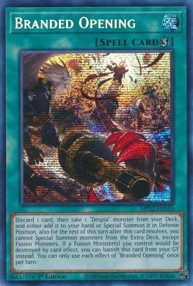 Branded Opening 2022 Tin of the Pharaoh's Gods Yu-Gi-Oh! card
