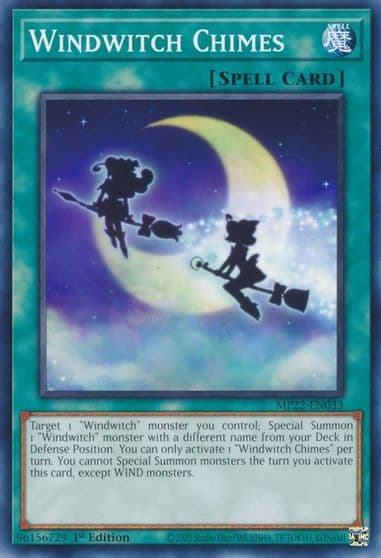 Windwitch Chimes 2022 Tin of the Pharaoh's Gods Yu-Gi-Oh! card