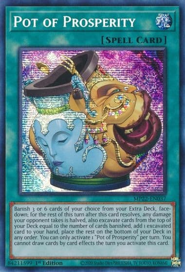 Pot of Prosperity 2022 Tin of the Pharaoh's Gods Yu-Gi-Oh! card