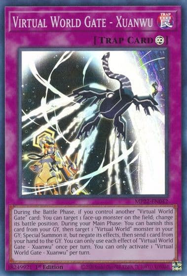 Virtual World Gate Xuanwu 2022 Tin of the Pharaoh's Gods Yu-Gi-Oh! card