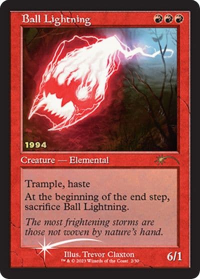 Ball Lightning 30th Anniversary Promos Magic card