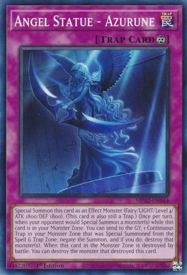 Angel Statue Azurune 2022 Tin of the Pharaoh's Gods Yu-Gi-Oh! card