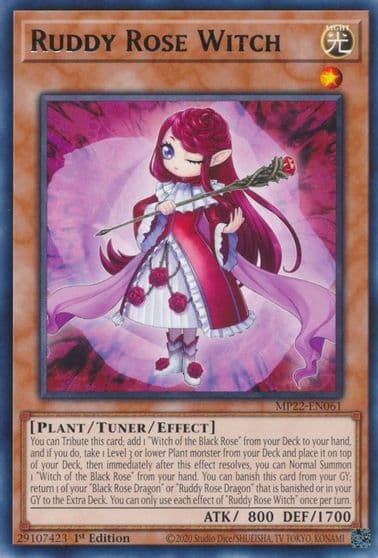 Ruddy Rose Witch 2022 Tin of the Pharaoh's Gods Yu-Gi-Oh! card