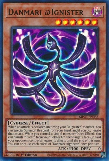Danmari Ignister 2022 Tin of the Pharaoh's Gods Yu-Gi-Oh! card
