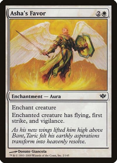 Ashas Favor Conflux Magic card