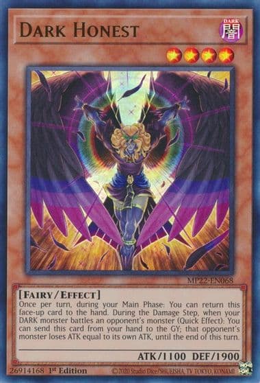 Dark Honest 2022 Tin of the Pharaoh's Gods Yu-Gi-Oh! card