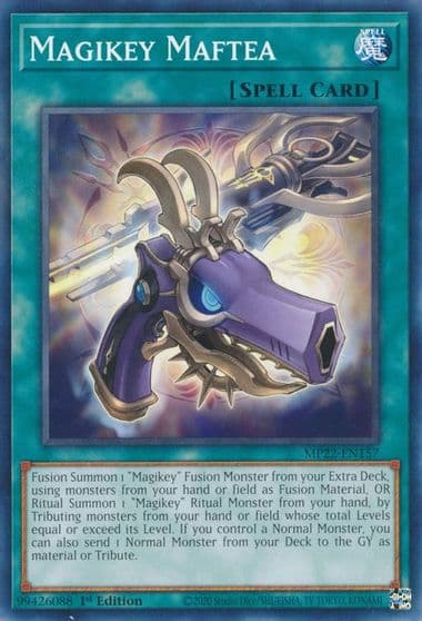 Magikey Maftea 2022 Tin of the Pharaoh's Gods Yu-Gi-Oh! card