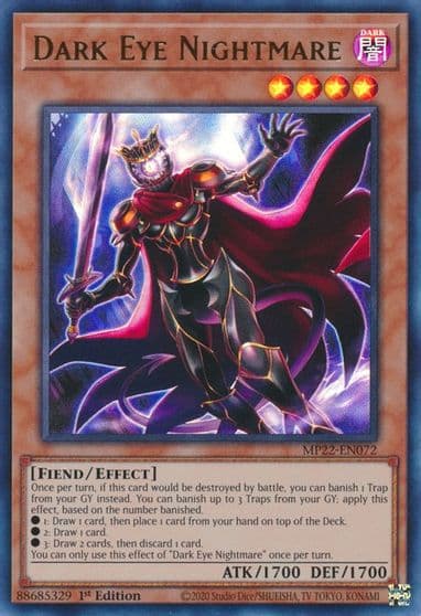 Dark Eye Nightmare 2022 Tin of the Pharaoh's Gods Yu-Gi-Oh! card