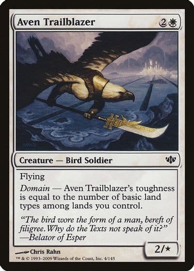 Aven Trailblazer Conflux Magic card