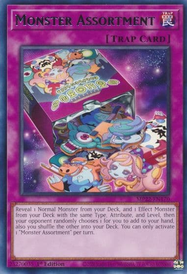 Monster Assortment 2022 Tin of the Pharaoh's Gods Yu-Gi-Oh! card
