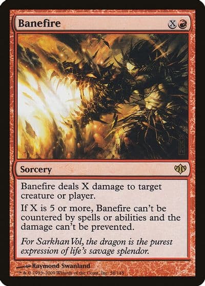 Banefire Conflux Magic card