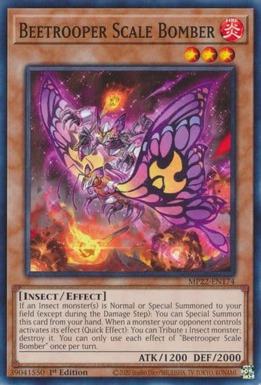 Beetrooper Scale Bomber 2022 Tin of the Pharaoh's Gods Yu-Gi-Oh! card