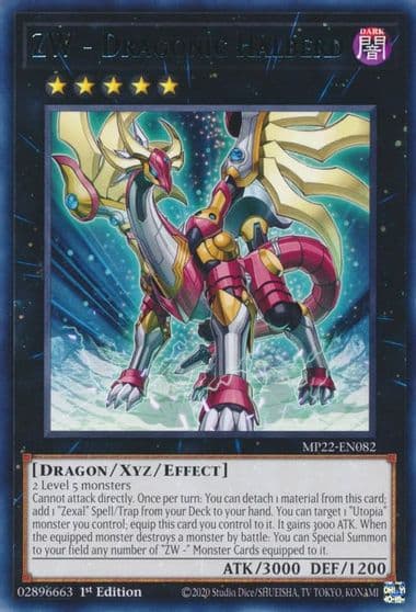 ZW Dragonic Halberd 2022 Tin of the Pharaoh's Gods Yu-Gi-Oh! card