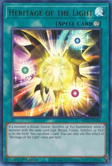 Heritage of the Light 2022 Tin of the Pharaoh's Gods Yu-Gi-Oh! card