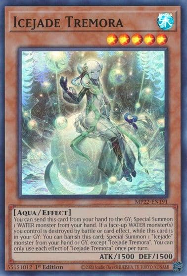 Icejade Tremora 2022 Tin of the Pharaoh's Gods Yu-Gi-Oh! card